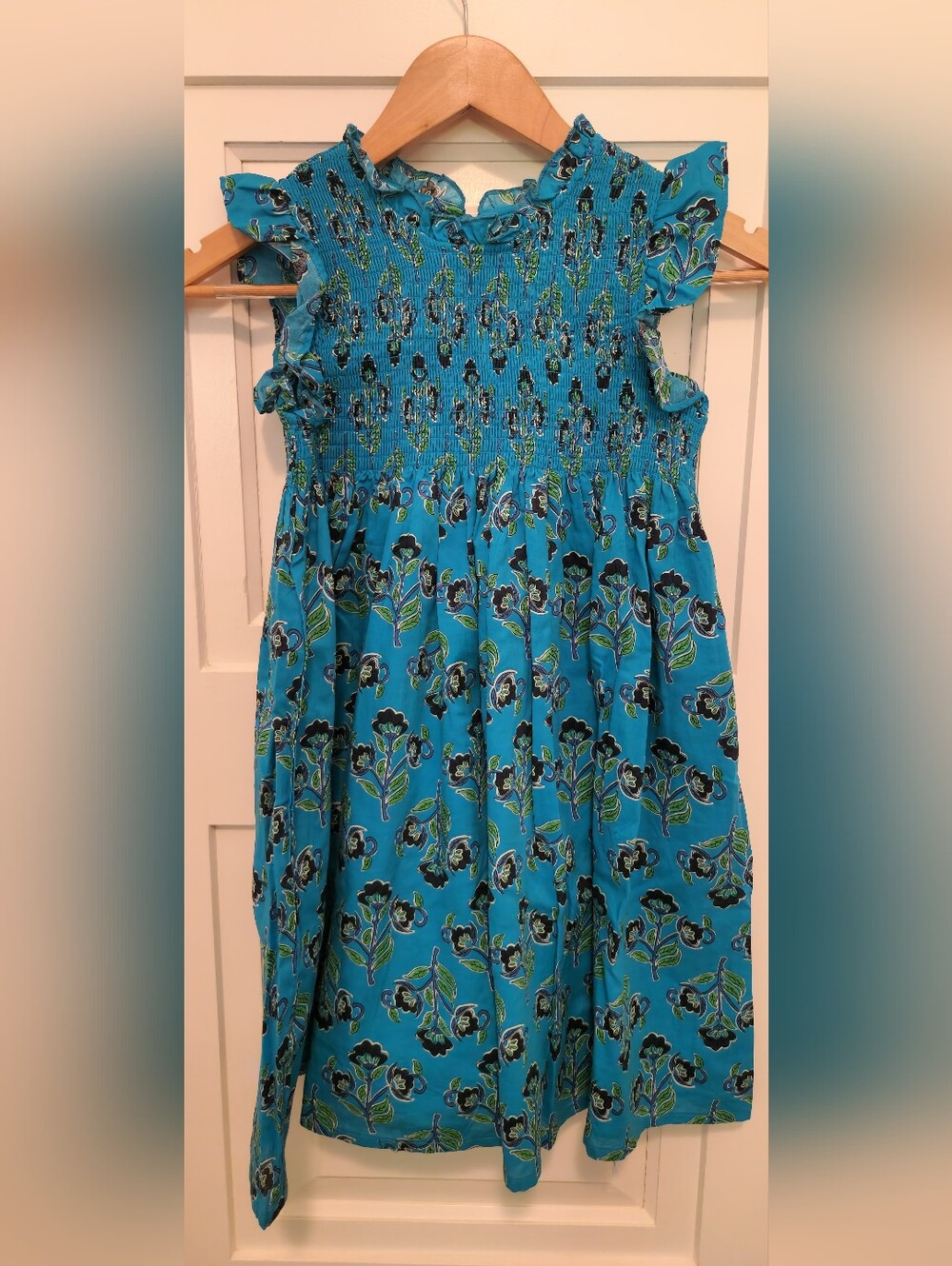 French Connection Girls Sundress - Turquoise Blue Sz 7/8